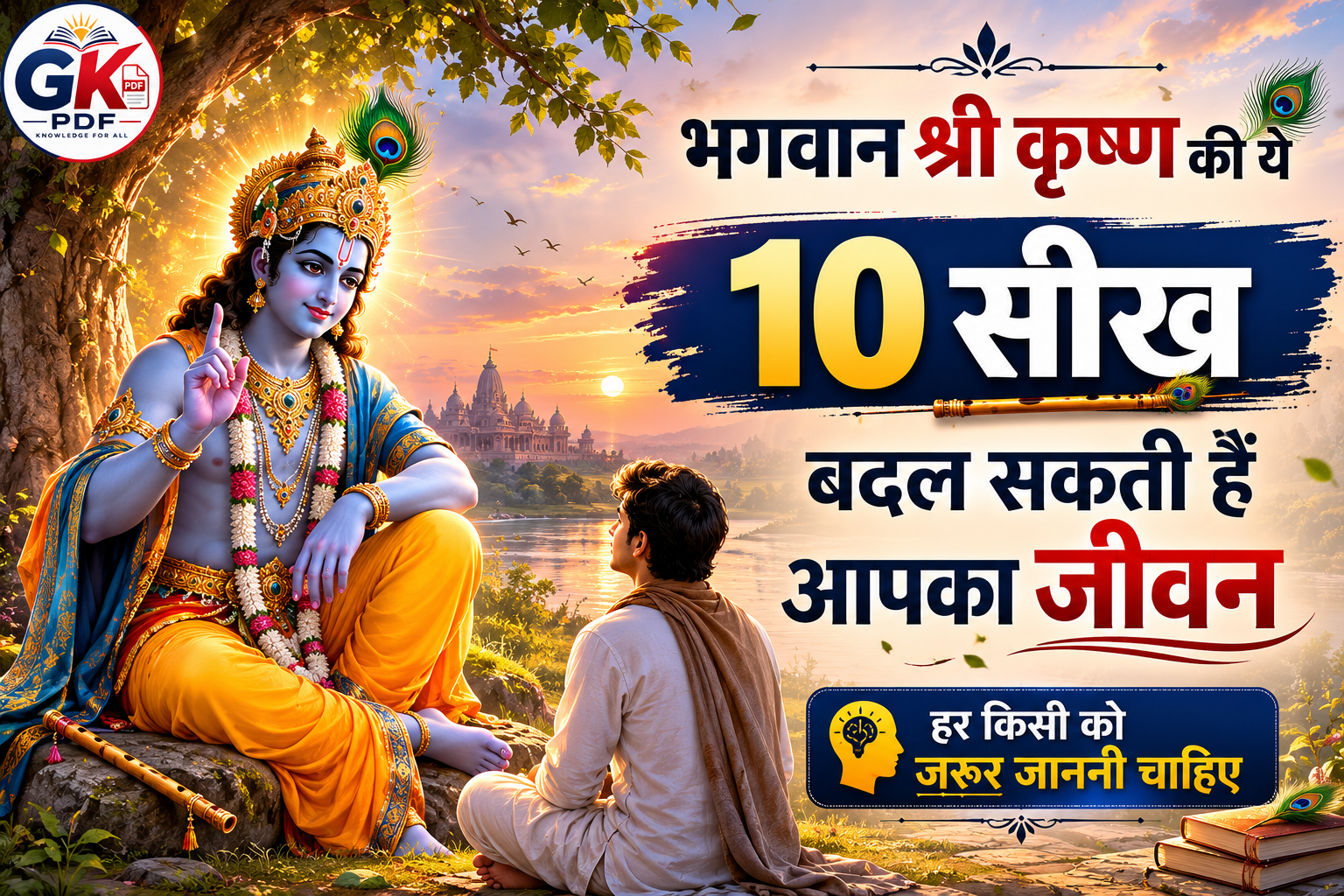 bhagwan shri krishna ki 10 seekh